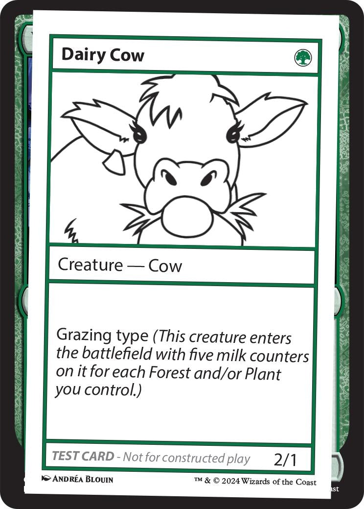 Image for Dairy Cow [Mystery Booster 2 Playtest Cards] - Magic: The Gathering