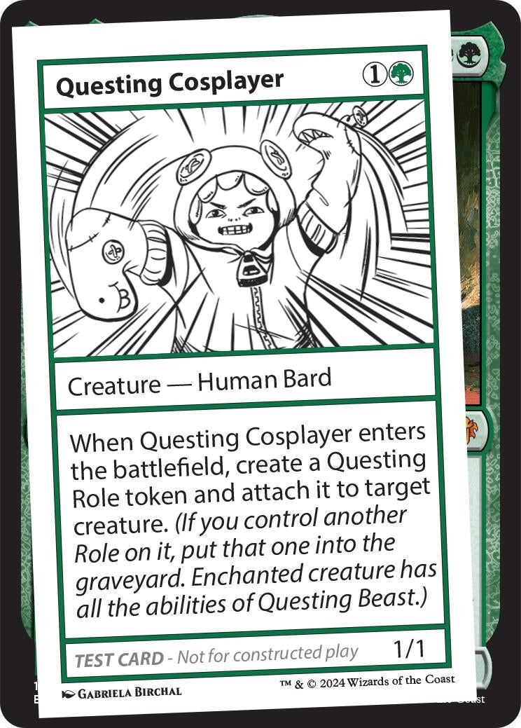Image for Questing Cosplayer [Mystery Booster 2 Playtest Cards] - Magic: The Gathering