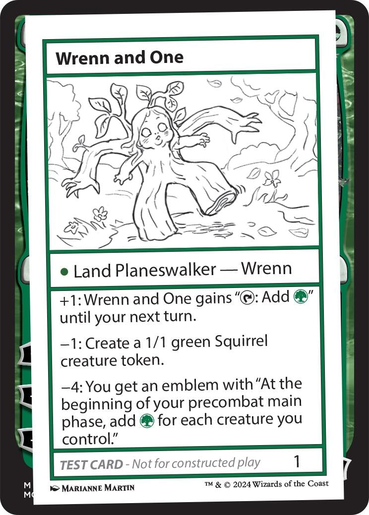 Image for Wrenn and One [Mystery Booster 2 Playtest Cards] - Magic: The Gathering