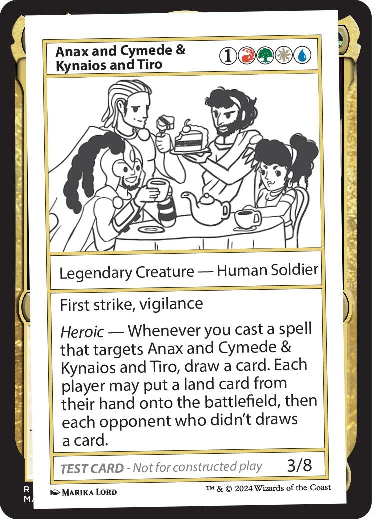Image for Anax and Cymede & Kynaios and Tiro [Mystery Booster 2 Playtest Cards] - Magic: The Gathering