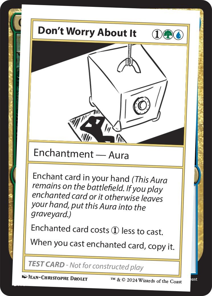Image for Don't Worry About It [Mystery Booster 2 Playtest Cards] - Magic: The Gathering