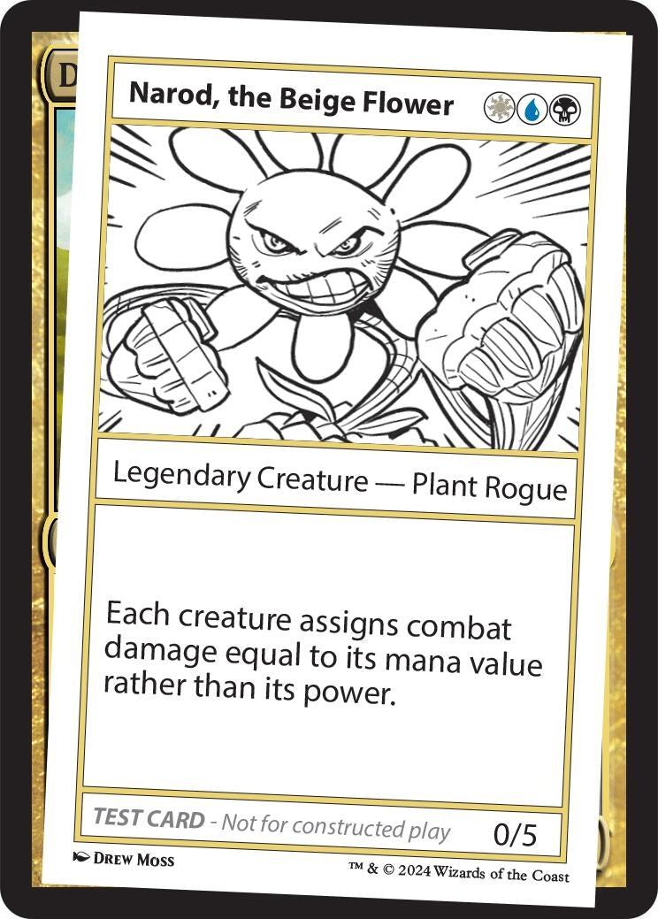 Image for Narod, the Beige Flower [Mystery Booster 2 Playtest Cards] - Magic: The Gathering