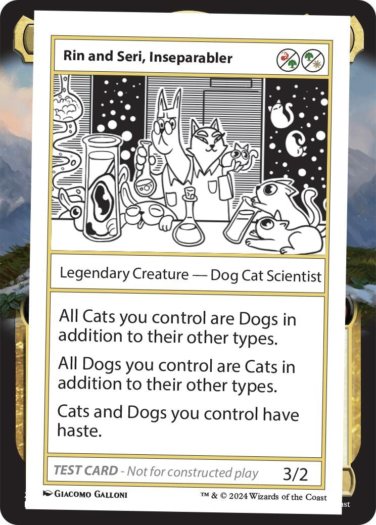 Image for Rin and Seri, Inseparabler [Mystery Booster 2 Playtest Cards] - Magic: The Gathering