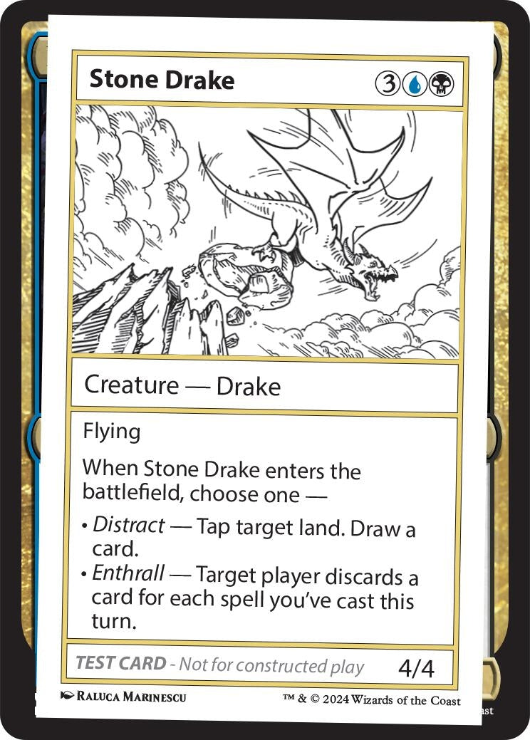 Image for Stone Drake [Mystery Booster 2 Playtest Cards] - Magic: The Gathering
