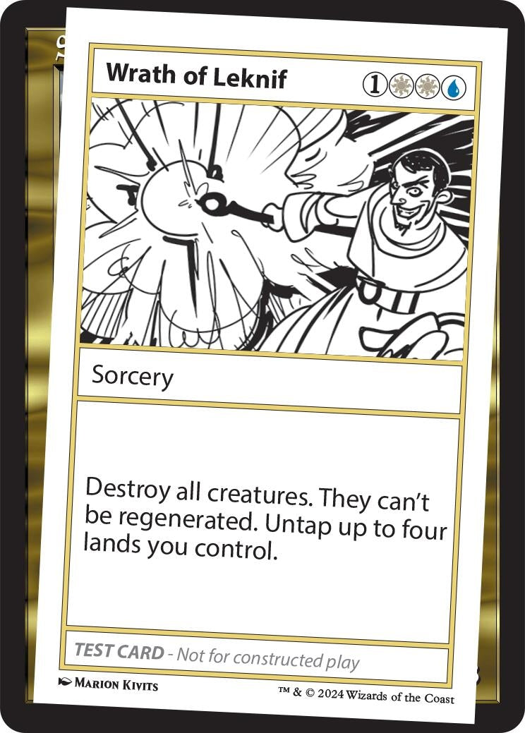 Image for Wrath of Leknif [Mystery Booster 2 Playtest Cards] - Magic: The Gathering