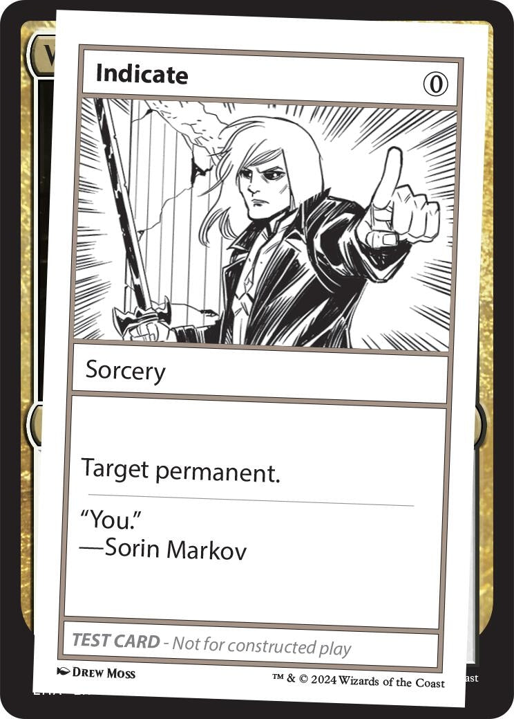 Image for Indicate [Mystery Booster 2 Playtest Cards] - Magic: The Gathering