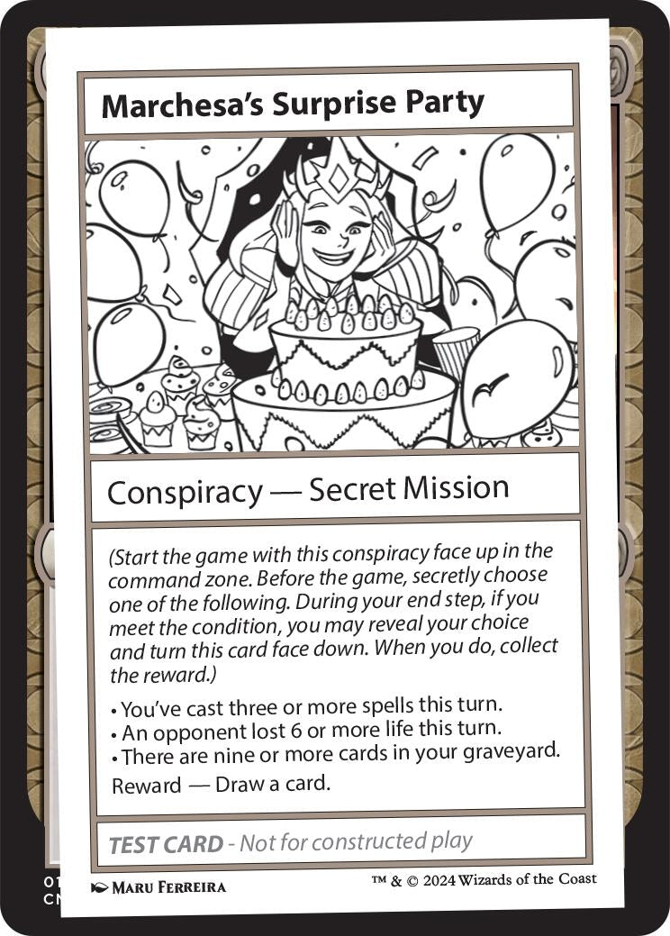 Image for Marchesa's Surprise Party [Mystery Booster 2 Playtest Cards] - Magic: The Gathering