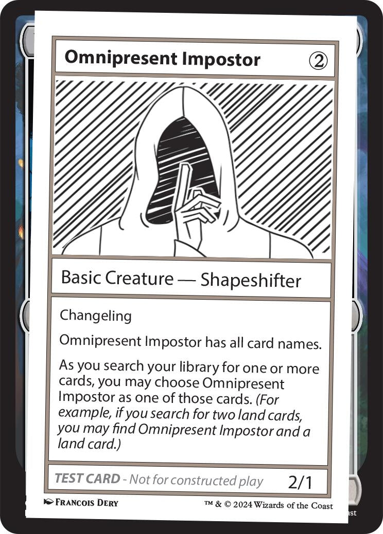 Image for Omnipresent Impostor [Mystery Booster 2 Playtest Cards] - Magic: The Gathering
