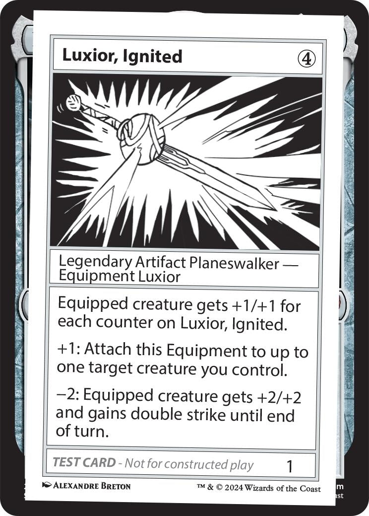 Image for Luxior, Ignited [Mystery Booster 2 Playtest Cards] - Magic: The Gathering