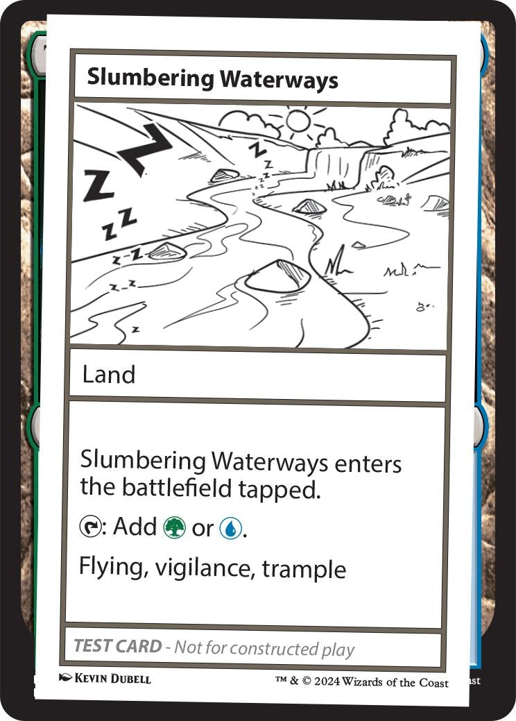Image for Slumbering Waterways [Mystery Booster 2 Playtest Cards] - Magic: The Gathering