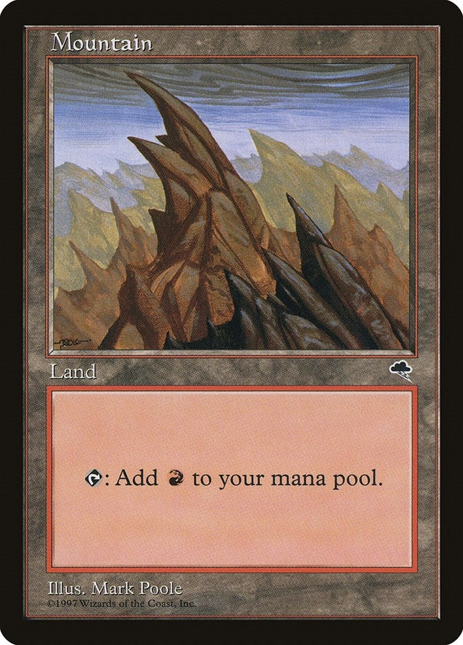 Image for Mountain (Left) (346) [Tempest] - Magic: The Gathering