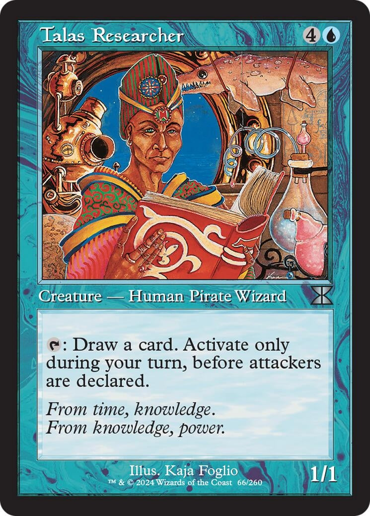 Image for Talas Researcher (66/260) [The List Reprints] - Magic: The Gathering
