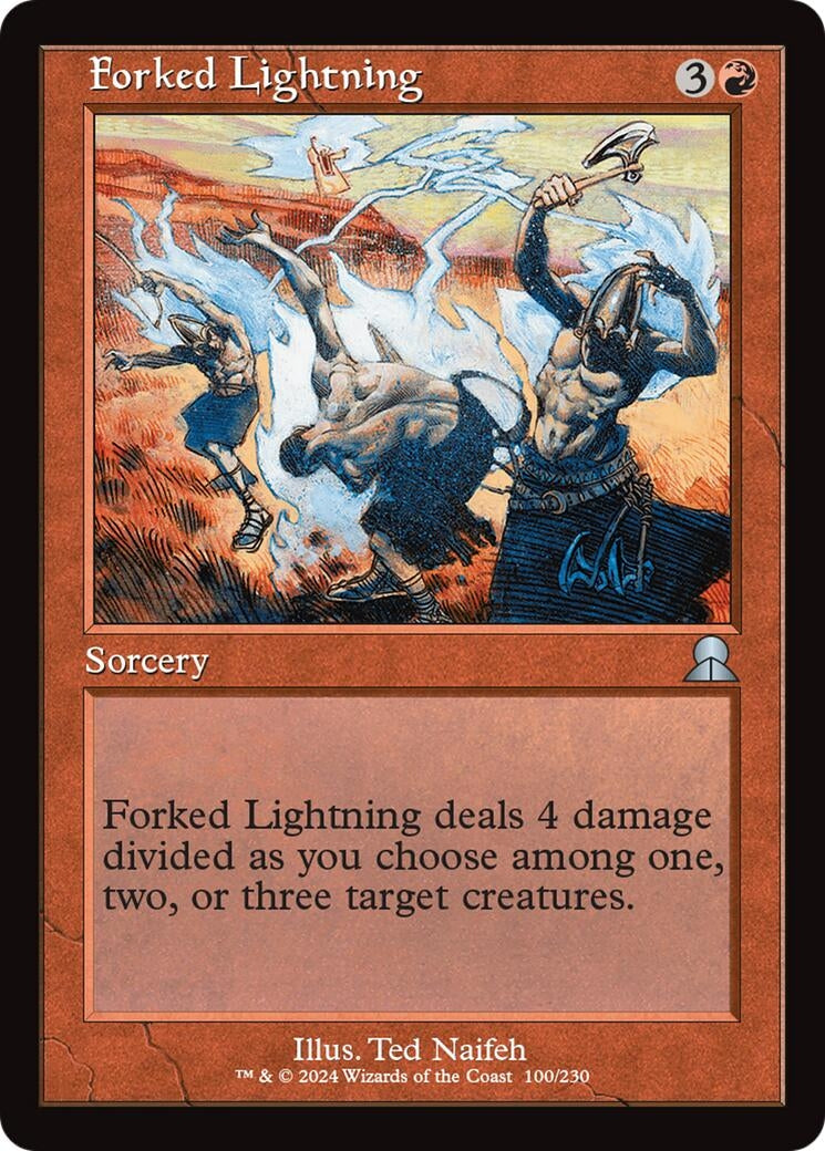 Image for Forked Lightning (100/230) [The List Reprints] - Magic: The Gathering