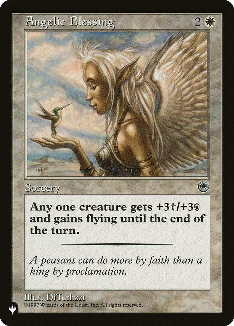 Image for Angelic Blessing [The List Reprints] - Magic: The Gathering
