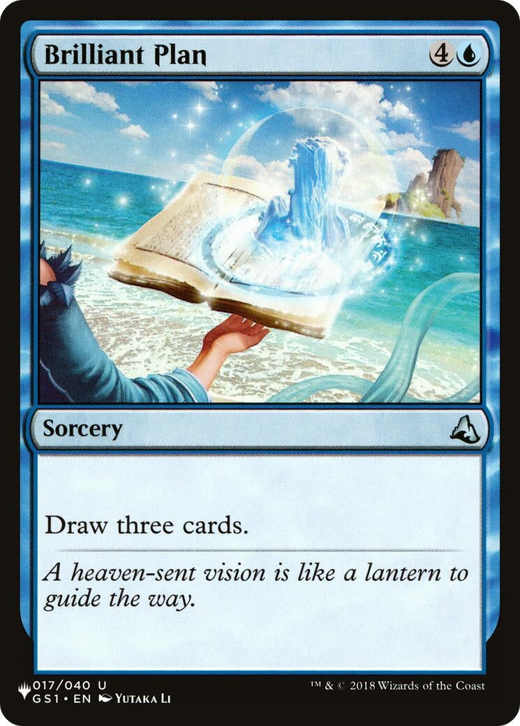 Image for Brilliant Plan (017/040) [The List Reprints] - Magic: The Gathering