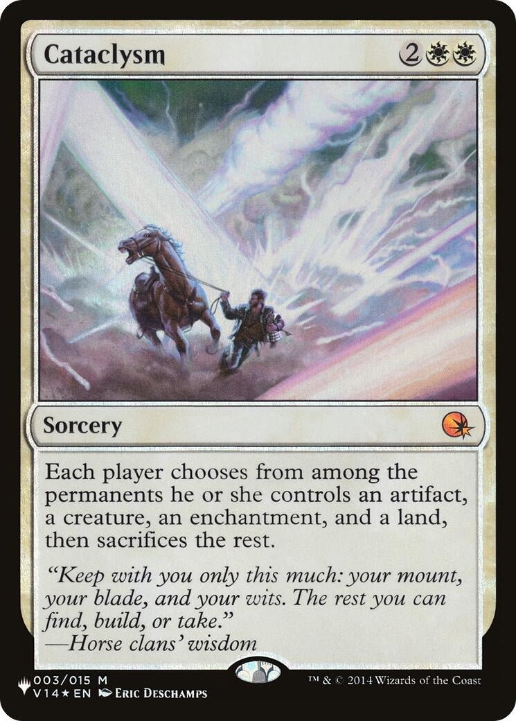 Image for Cataclysm (003/015) [The List Reprints] - Magic: The Gathering