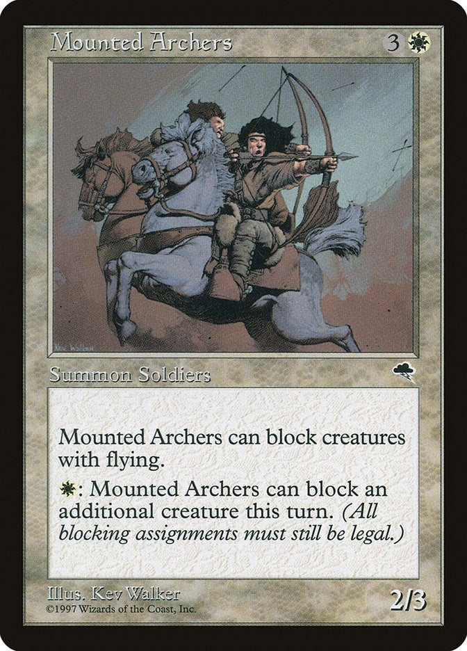 Image for Mounted Archers (30) [Tempest] - Magic: The Gathering