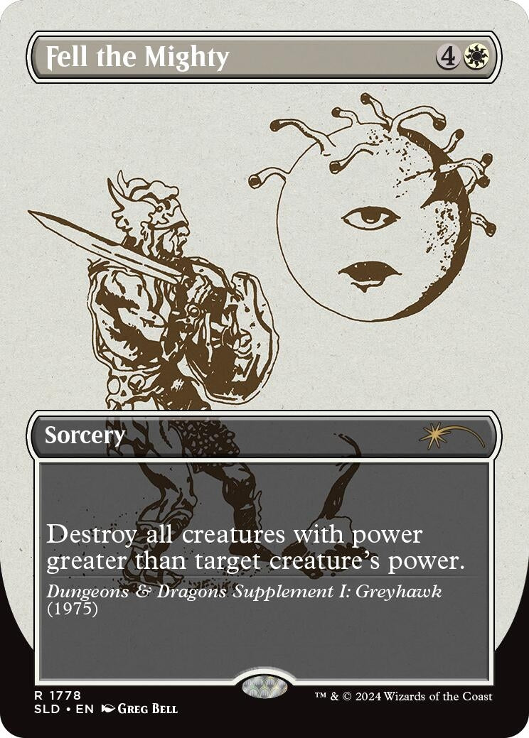 Image for Fell the Mighty (1778) [Secret Lair Drop Series] - Magic: The Gathering