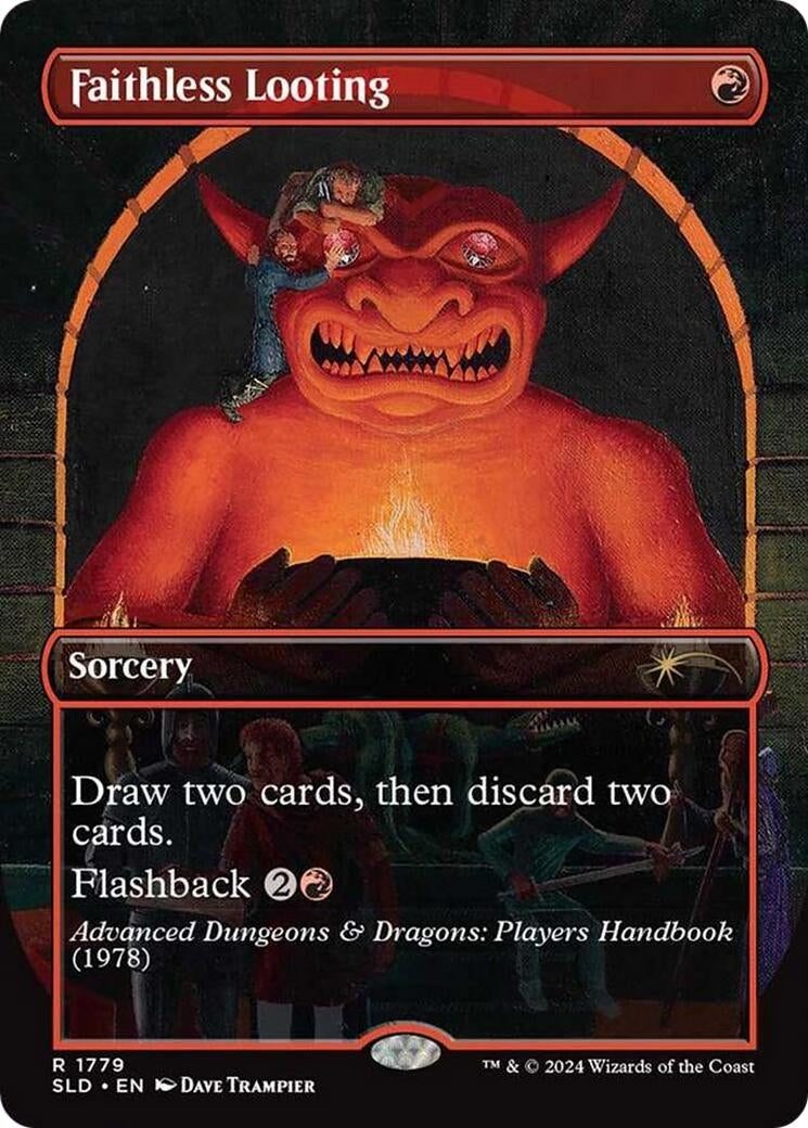 Image for Faithless Looting (1779) [Secret Lair Drop Series] - Magic: The Gathering