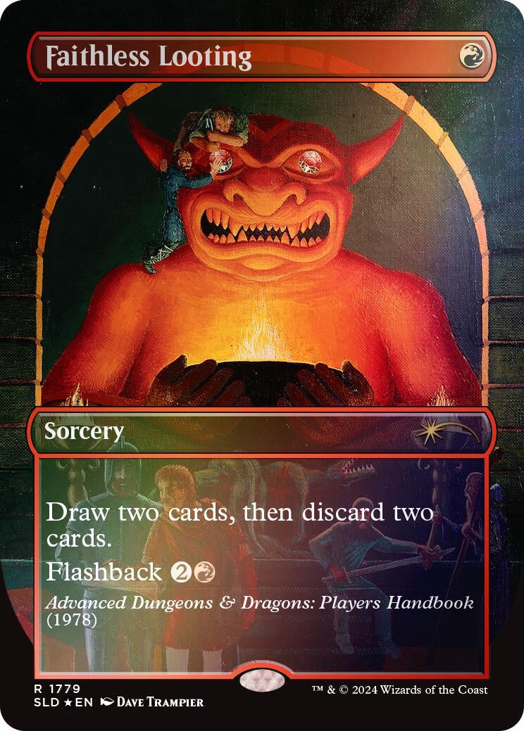 Image for Faithless Looting (Rainbow Foil) (1779) [Secret Lair Drop Series] - Magic: The Gathering