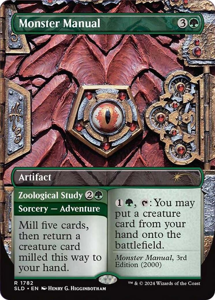 Image for Monster Manual (1782) [Secret Lair Drop Series] - Magic: The Gathering