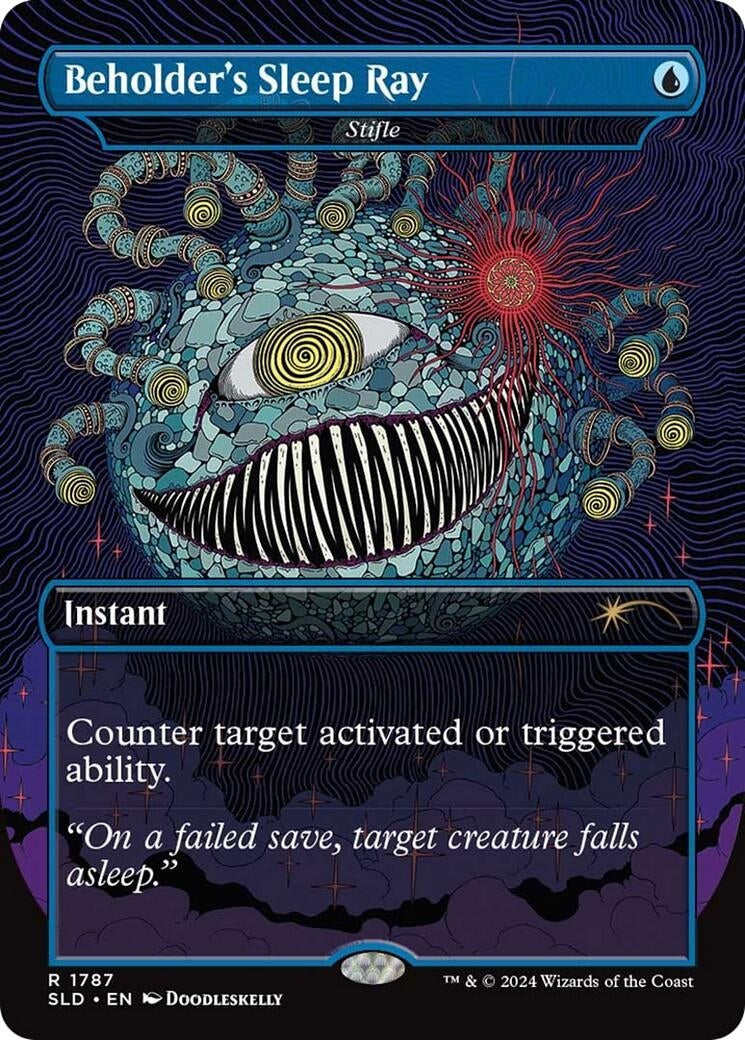 Image for Beholder's Sleep Ray - Stifle (1787) [Secret Lair Drop Series] - Magic: The Gathering