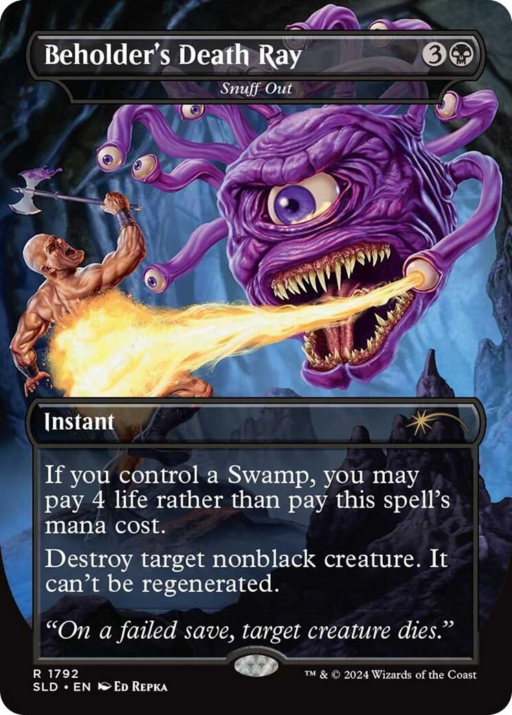 Beholder's Death Ray - Snuff Out (1792) [Secret Lair Drop Series]