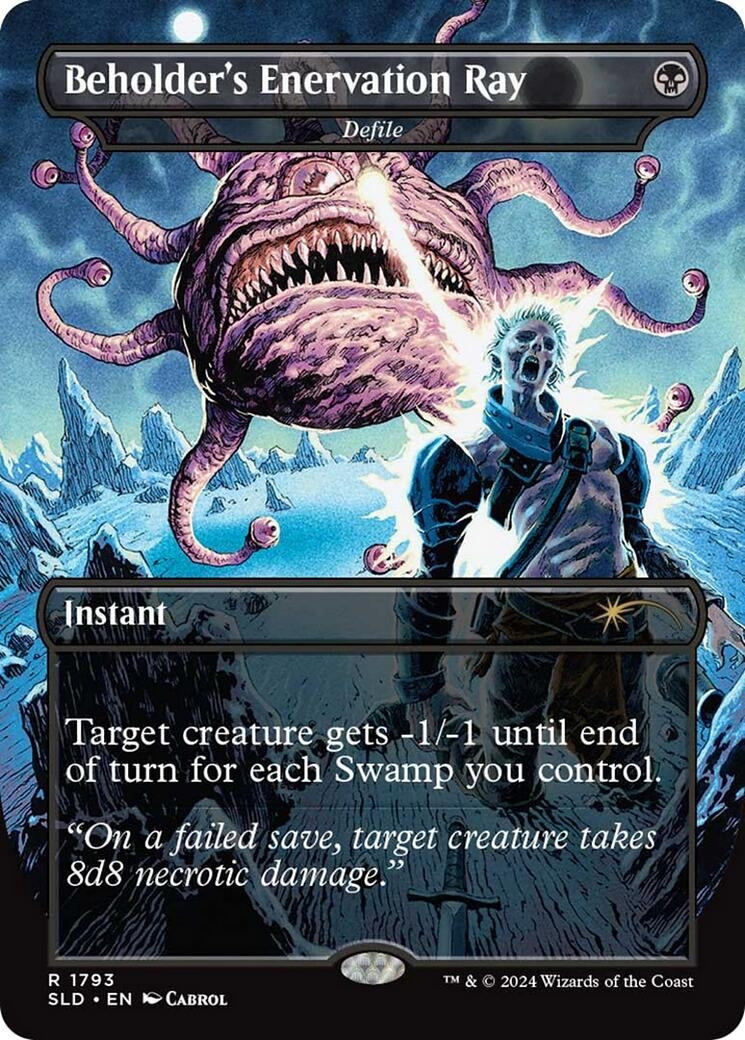Image for Beholder's Enervation Ray - Defile (1793) [Secret Lair Drop Series] - Magic: The Gathering
