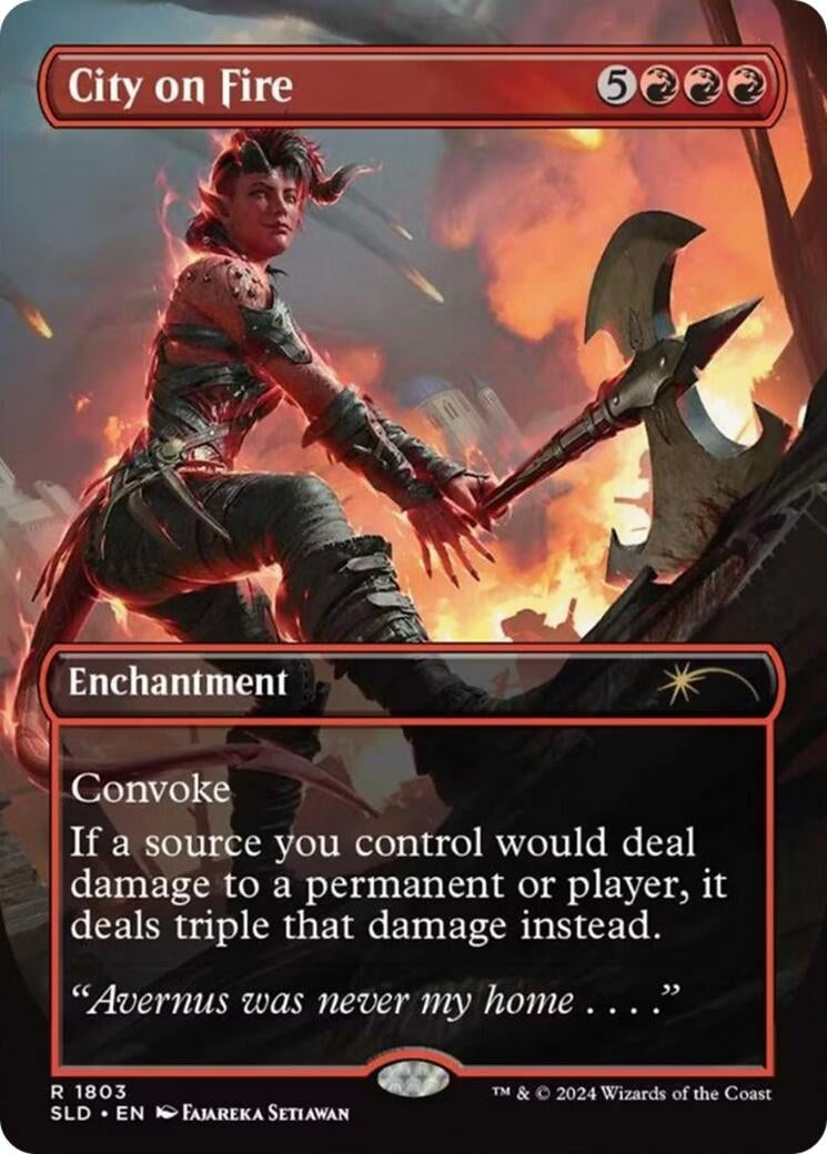 Image for City on Fire (1803) [Secret Lair Drop Series] - Magic: The Gathering