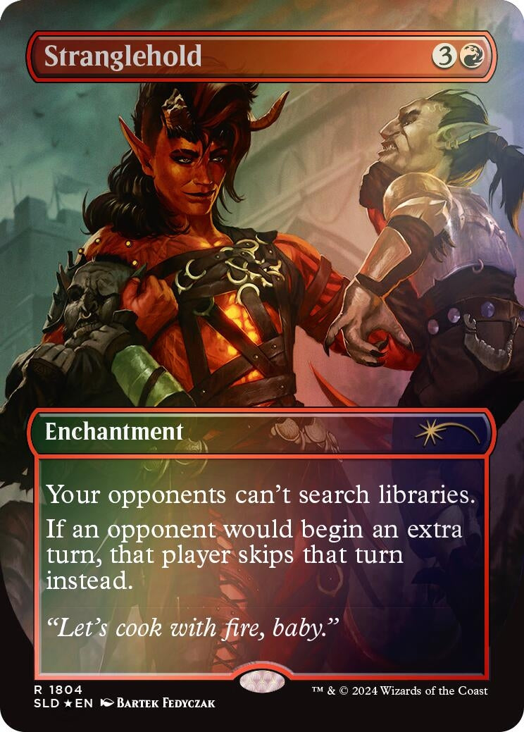 Image for Stranglehold (Rainbow Foil) (1804) [Secret Lair Drop Series] - Magic: The Gathering