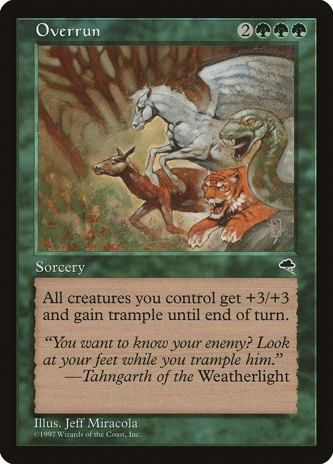 Image for Overrun (243) [Tempest] - Magic: The Gathering