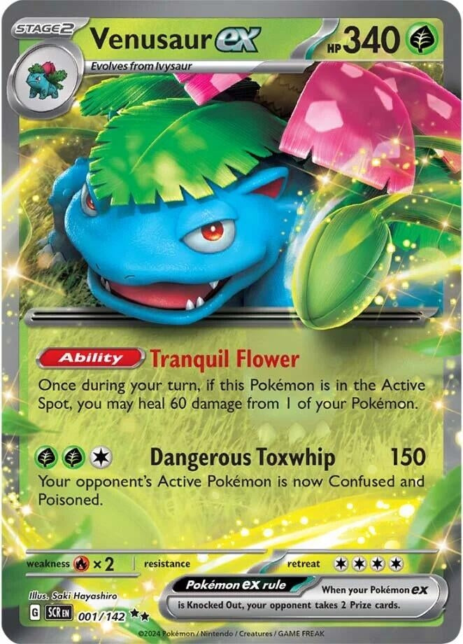 Image for Venusaur ex (001/142) [SV07: Stellar Crown] - Pokemon