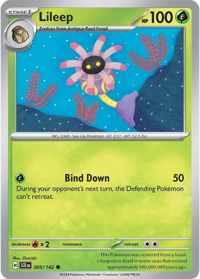 Image for Lileep (005/142) [SV07: Stellar Crown] - Pokemon