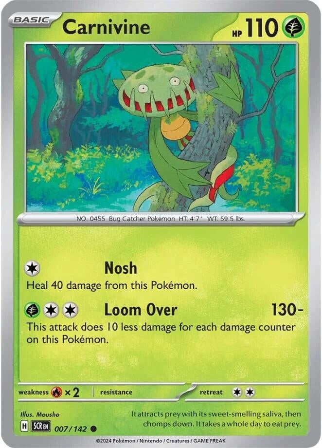 Image for Carnivine (007/142) [SV07: Stellar Crown] - Pokemon