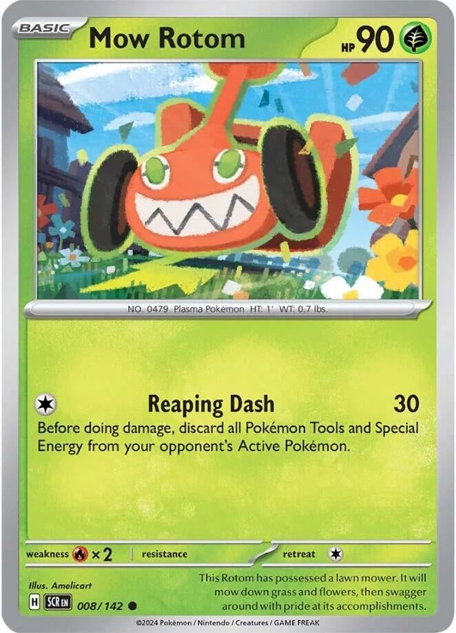 Image for Mow Rotom (008/142) [SV07: Stellar Crown] - Pokemon
