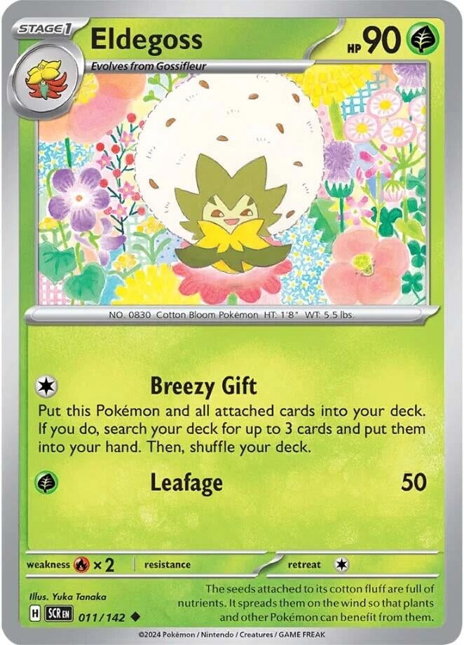 Image for Eldegoss (011/142) [SV07: Stellar Crown] - Pokemon