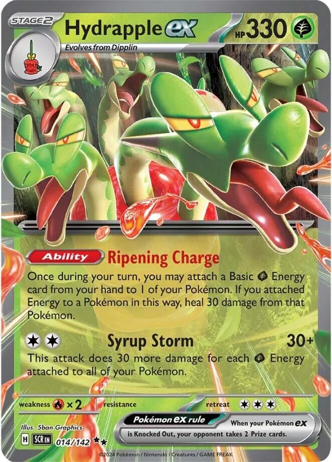Image for Hydrapple ex (014/142) [SV07: Stellar Crown] - Pokemon
