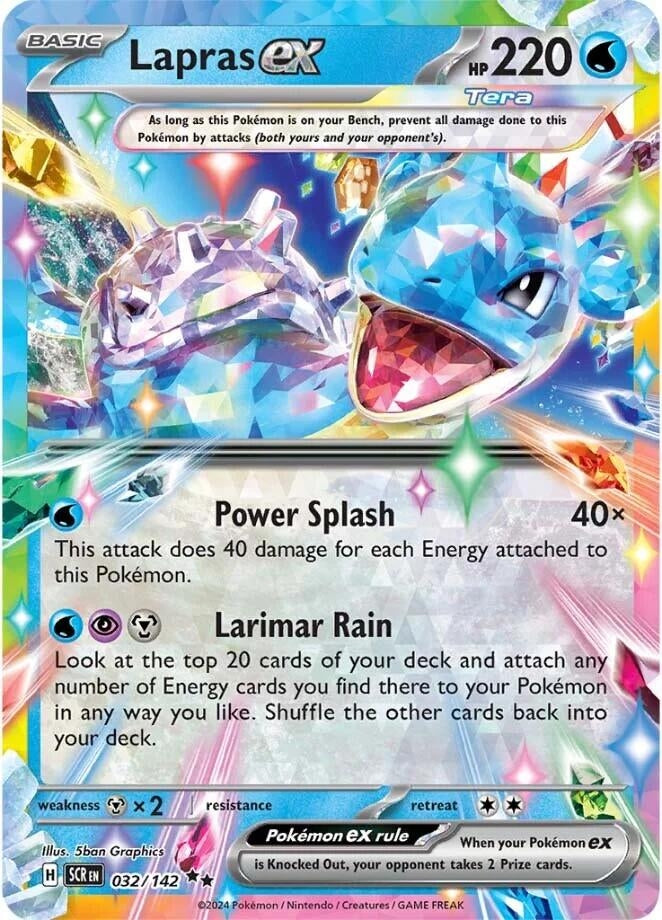 Image for Lapras ex (032/142) [SV07: Stellar Crown] - Pokemon