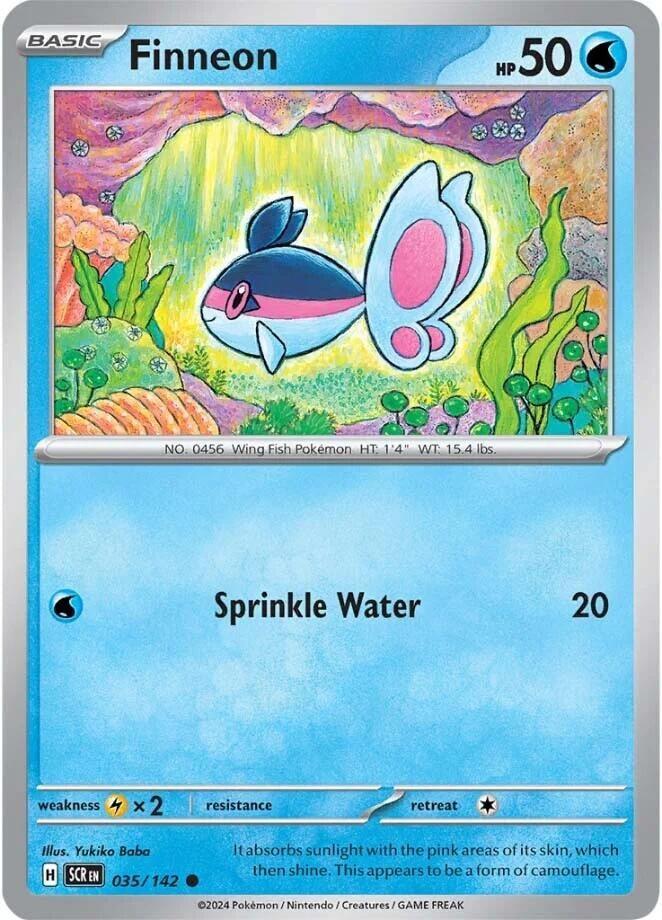 Image for Finneon (035/142) [SV07: Stellar Crown] - Pokemon