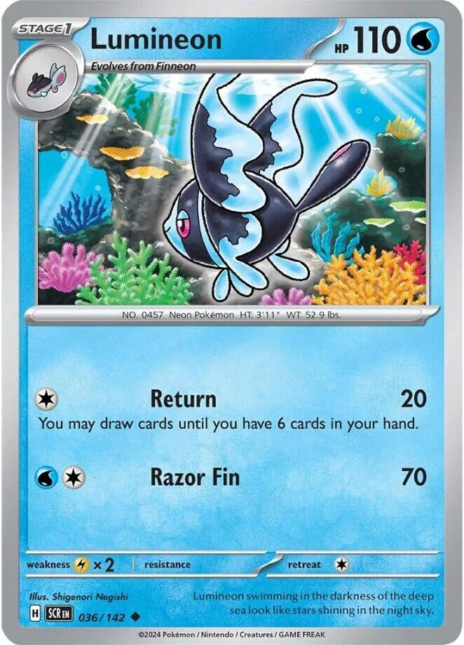 Image for Lumineon (036/142) [SV07: Stellar Crown] - Pokemon