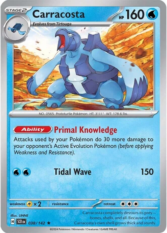 Image for Carracosta (038/142) [SV07: Stellar Crown] - Pokemon