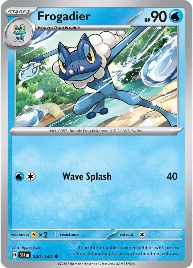 Image for Frogadier (040/142) [SV07: Stellar Crown] - Pokemon