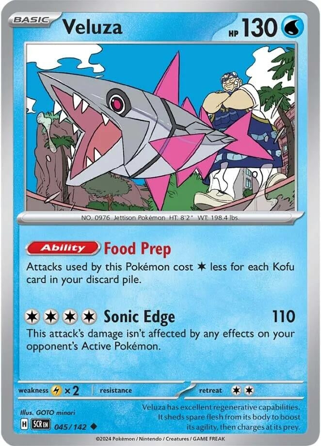 Image for Veluza (045/142) [SV07: Stellar Crown] - Pokemon