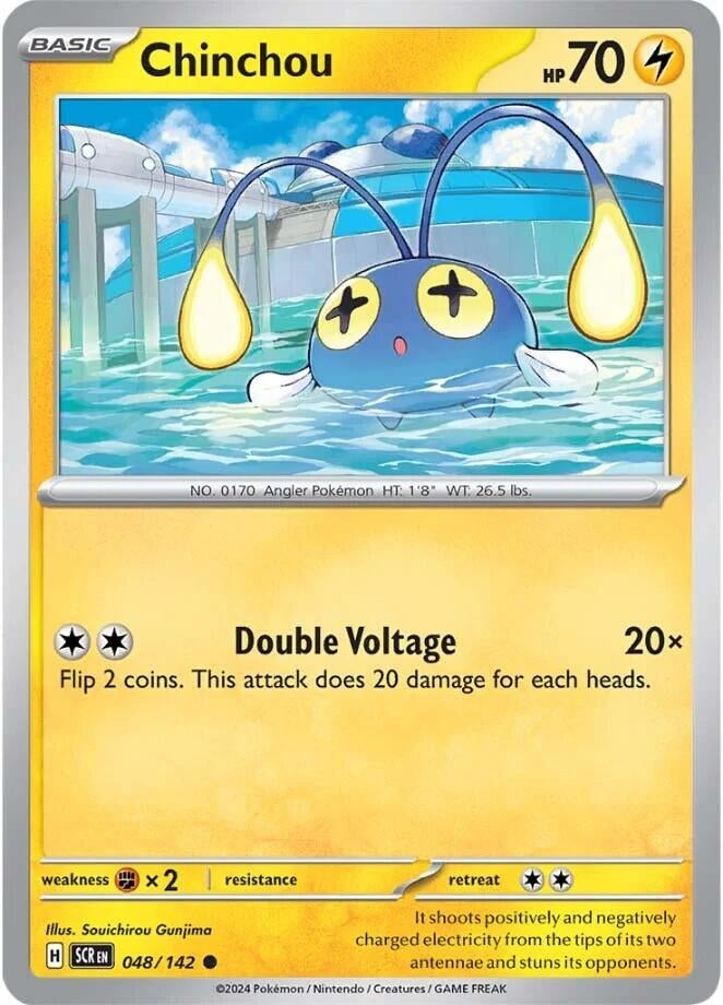 Image for Chinchou (048/142) [SV07: Stellar Crown] - Pokemon
