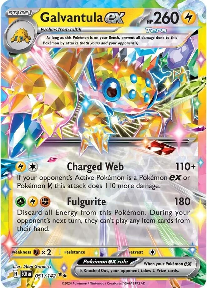 Image for Galvantula ex (051/142) [SV07: Stellar Crown] - Pokemon