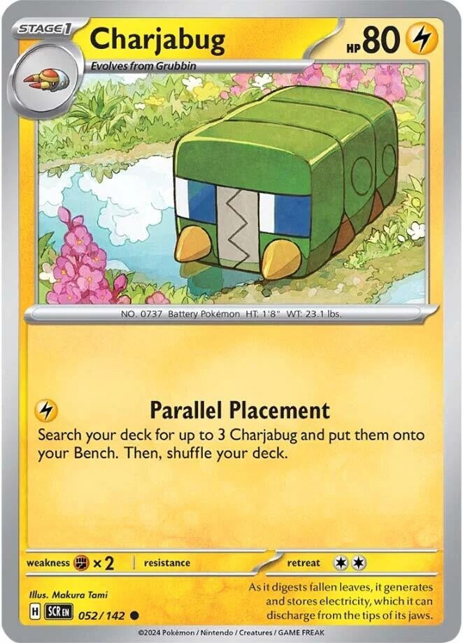 Image for Charjabug (052/142) [SV07: Stellar Crown] - Pokemon