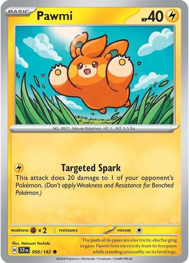 Image for Pawmi (056/142) [SV07: Stellar Crown] - Pokemon