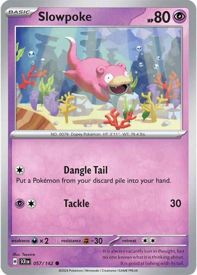 Image for Slowpoke (057/142) [SV07: Stellar Crown] - Pokemon
