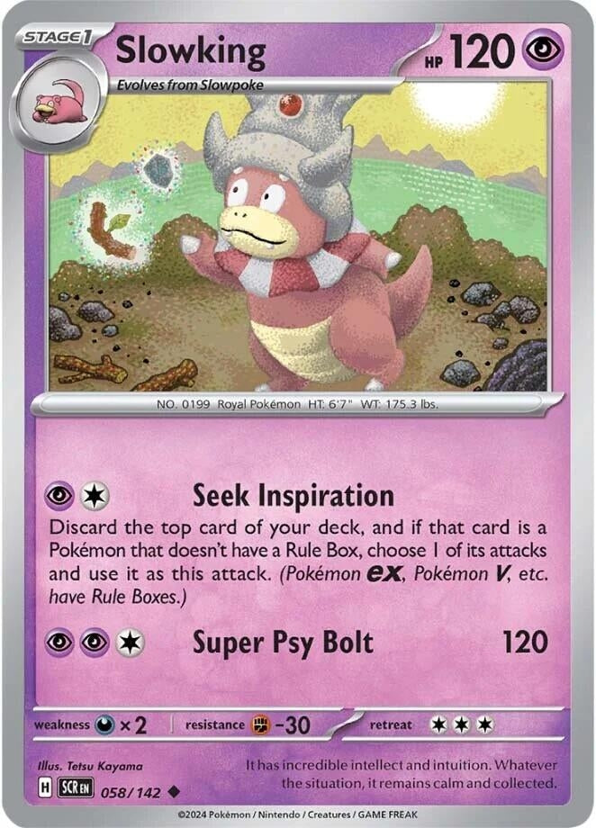 Image for Slowking (058/142) [SV07: Stellar Crown] - Pokemon