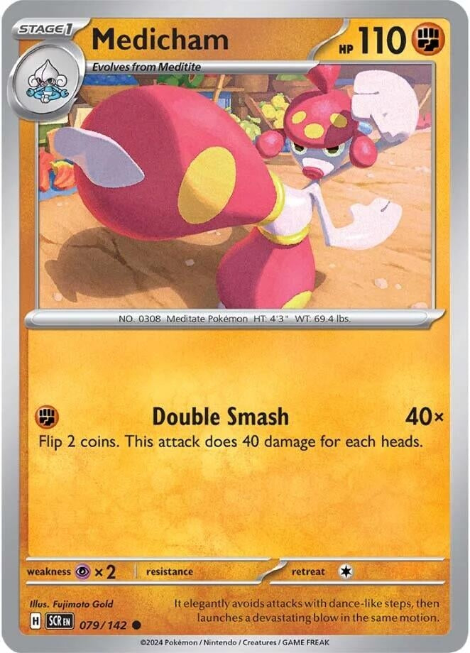 Image for Medicham (079/142) [SV07: Stellar Crown] - Pokemon